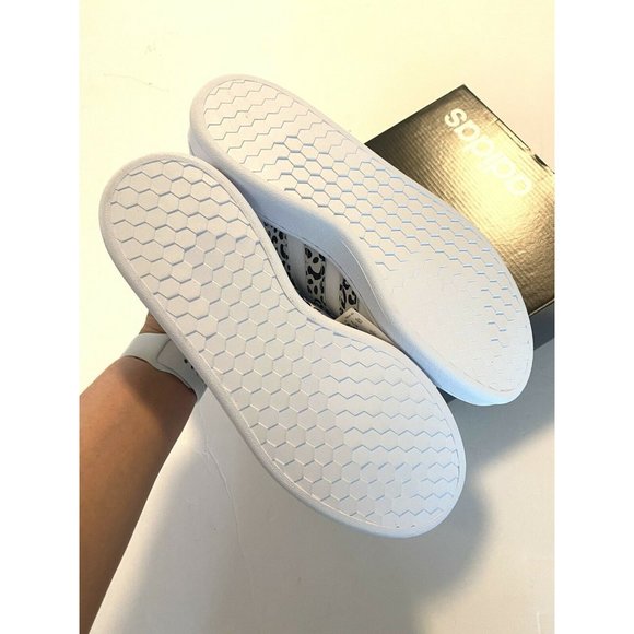New Adidas Grand Court White Leopard Sneakers - Picture 11 of 11
